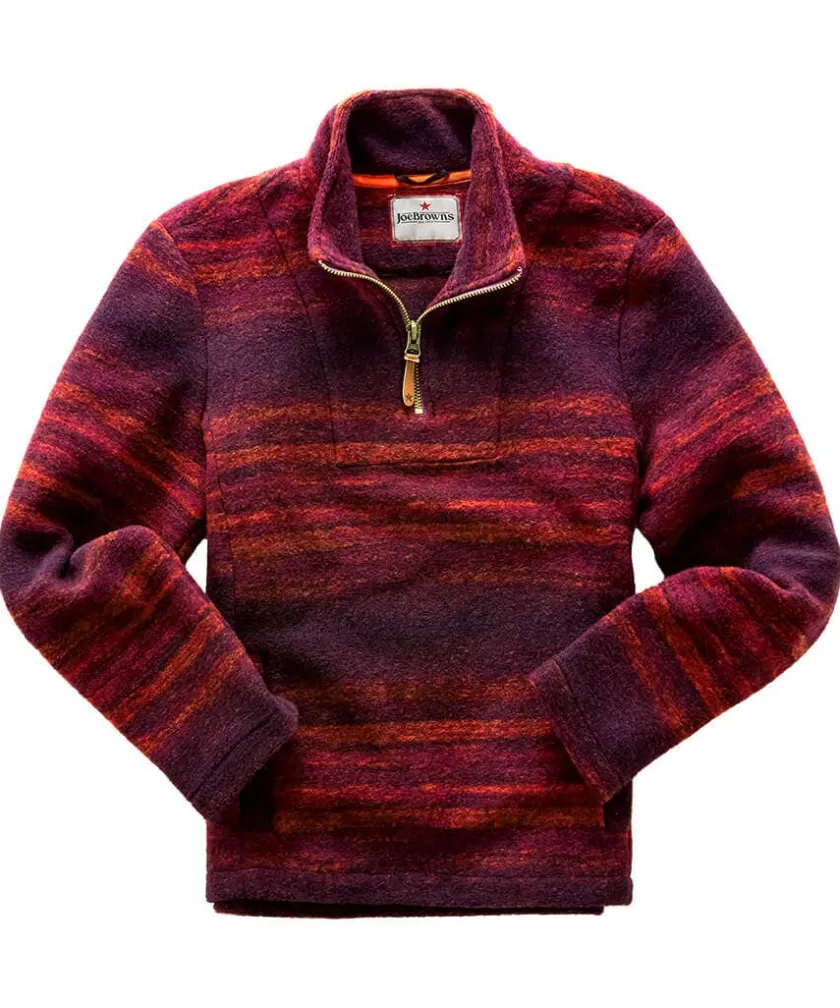 Joe Browns Sunset Stripe Funnel- Hoodies & Sweatshirts|Layering Essentials