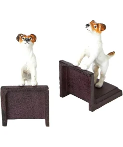 Joe Browns Terrific Terrier Pair Of Cast Iron Antique Bookends- Home Accessories|Animal Décor