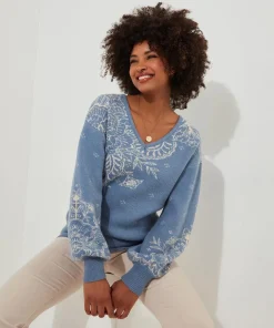 Joe Browns Tilly Paisley Jumper-Women Knitwear & Cardigans