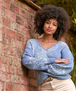 Joe Browns Tilly Paisley Jumper-Women Knitwear & Cardigans