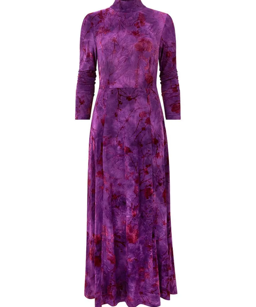 Joe Browns Truly Remarkable Flocked Jersey Dress-Women Petite Collection|Dresses