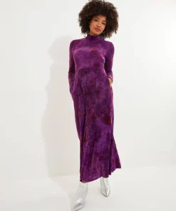 Joe Browns Truly Remarkable Flocked Jersey Dress-Women Petite Collection|Dresses