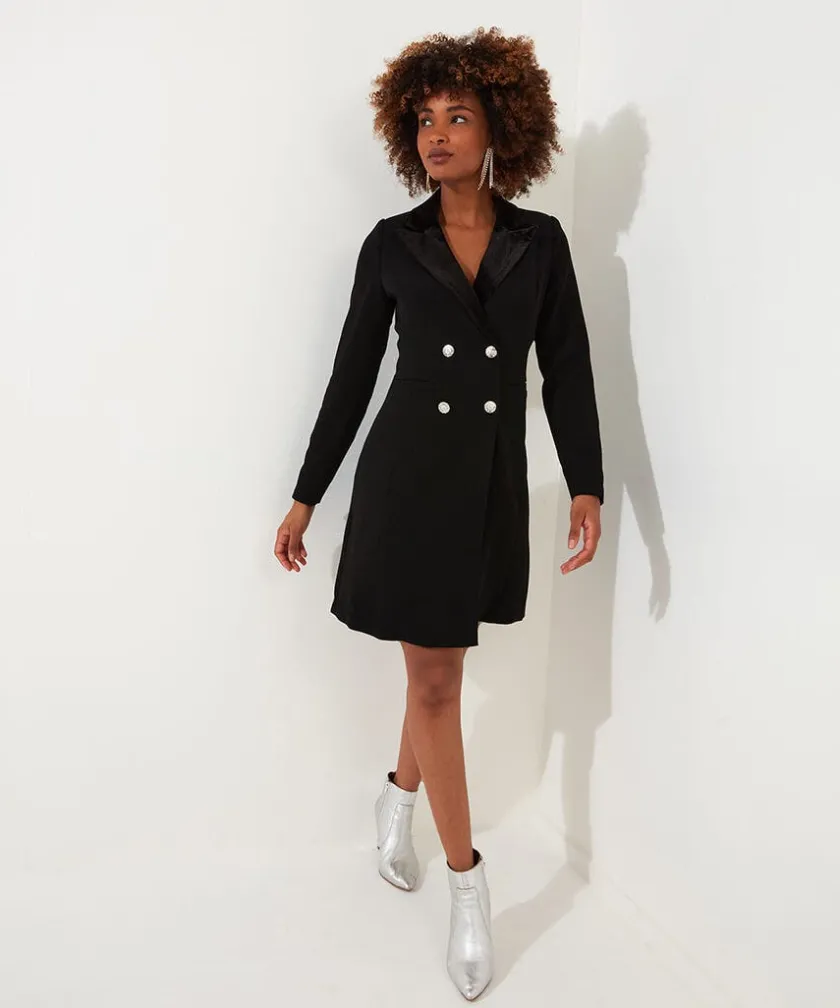 Joe Browns Truly Stunning Tuxedo Dress-Women Women's Clothing|Petite Collection