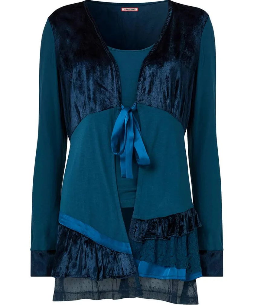 Joe Browns Valerie Velour Cutabout Top-Women Tops, Tunics & Blouses