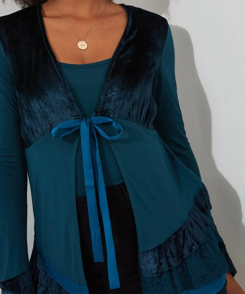 Joe Browns Valerie Velour Cutabout Top-Women Tops, Tunics & Blouses