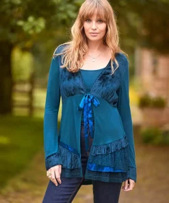 Joe Browns Valerie Velour Cutabout Top-Women Tops, Tunics & Blouses