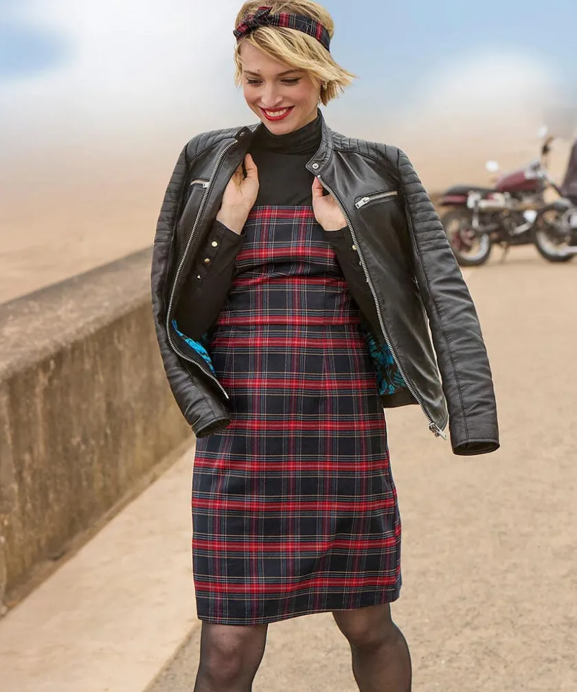 Joe Browns Victoria Zip Up Leather Biker Jacket-Women Leather Jackets|Coats & Jackets