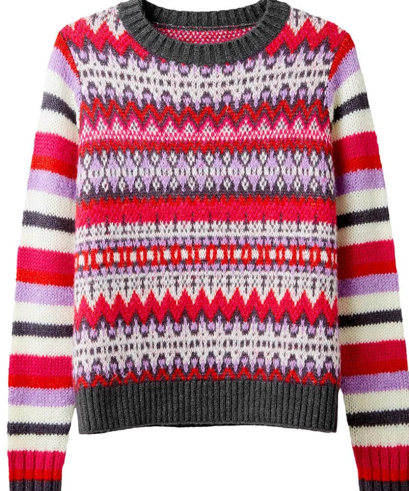 Joe Browns Winter Brights Fairisle Jumper-Women Women's Clothing|Novelty Gifts