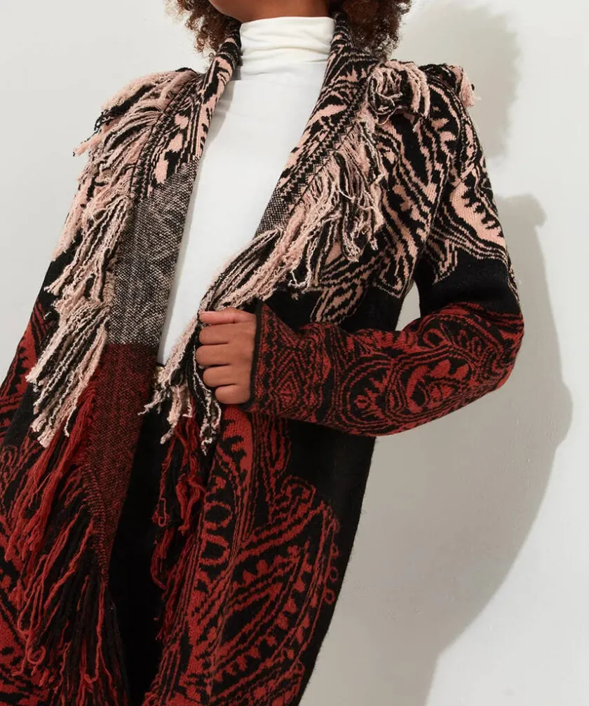 Joe Browns Winter Nights Fringed Cardigan-Women Knitwear & Cardigans