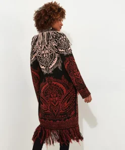 Joe Browns Winter Nights Fringed Cardigan-Women Knitwear & Cardigans