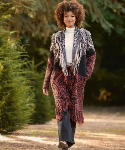 Joe Browns Winter Nights Fringed Cardigan-Women Knitwear & Cardigans