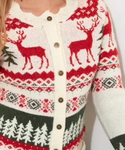 Joe Browns Winter Scenes Cardigan-Women Women's Clothing|Novelty Gifts