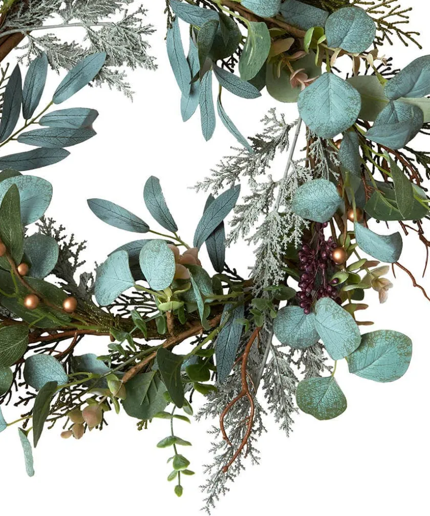 Joe Browns Winter's Wish Rustic Eucalyptus Wreath- Home Accessories|Christmas Homeware