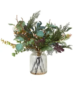 Joe Browns Winter's Wish Rustic Eucalyptus Arrangement- Floral Décor|Home Accessories