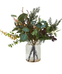 Joe Browns Winter's Wish Rustic Eucalyptus Arrangement- Floral Décor|Home Accessories