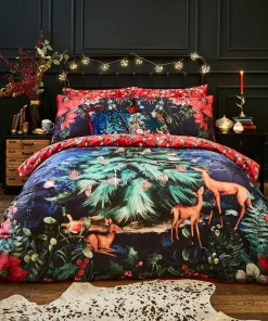Joe Browns Wondrous Woodland Festive Reversible Duvet Set- Bedding|Novelty Gifts