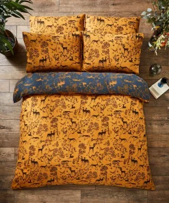 Joe Browns Woodland Wanderer Brushed Cotton Duvet Set- Animal Décor|Nature Décor