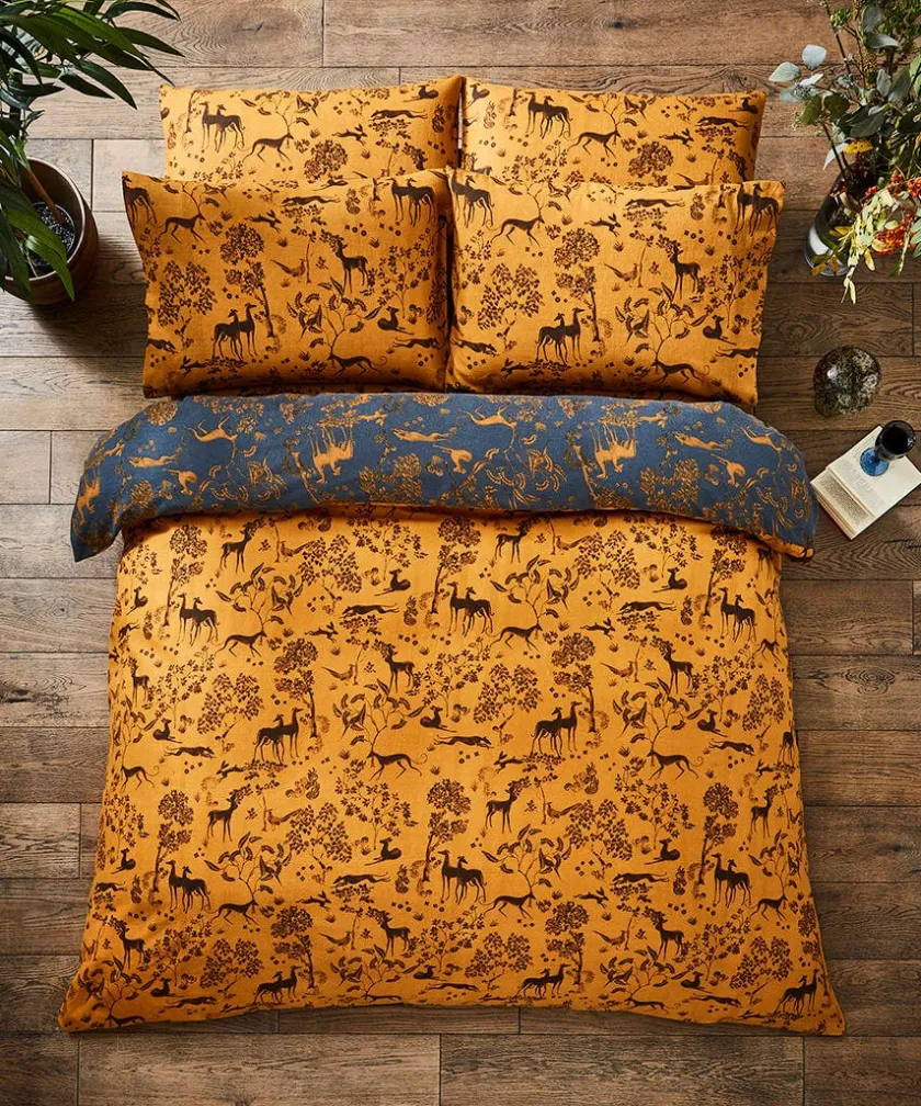 Joe Browns Woodland Wanderer Brushed Cotton Duvet Set- Animal Décor|Nature Décor