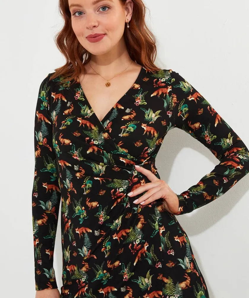 Joe Browns Woodland Wonder Jersey Dress-Women Petite Collection|Dresses