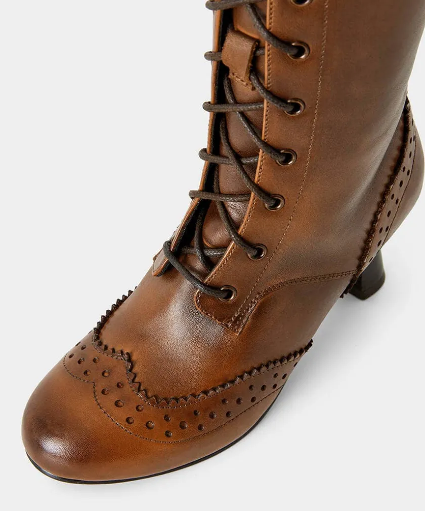 Joe Browns Yesterday's Dream Leather Boots-Women Heels|Boots